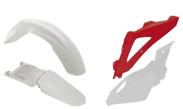 Rtech Plastkit Husqvarna CR/WR125 09-13 Hvit/Rød 