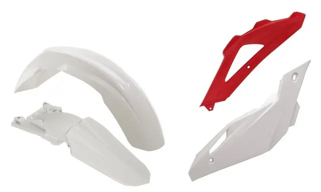 Rtech Plastkit Husqvarna TC/TE 2008-10 Hvit/Rød 