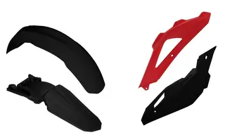 Rtech Plastkit Svart Husqvarna TC450/510, TE250/310/450/500 08-10