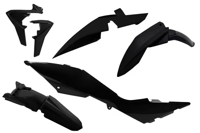 Rtech Plastkit Svart Husqvarna TC449 11-12, TE449/511 11-12 