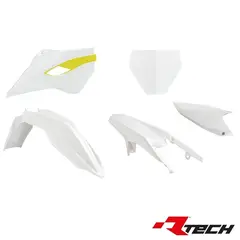 Rtech Plastkit Husqvarna FC/TC 2014-16 Hvit