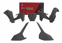 Rtech Plastkit, Grå, Husqvarna 16-18 FC 16-18 TC 125