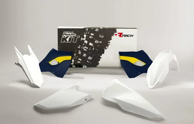 Rtech Plastkit Husqvarna FE/TE 2015-16 Hvit/Blå 