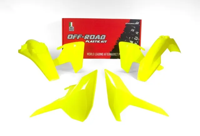 Rtech Plastkit Neon Gul Husqvarna TE250/300 17-19, FE250/350/450/501 17-19 