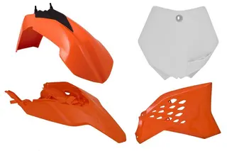 Rtech Plastkit KTM SX65 2012-15 Orange/Hvit