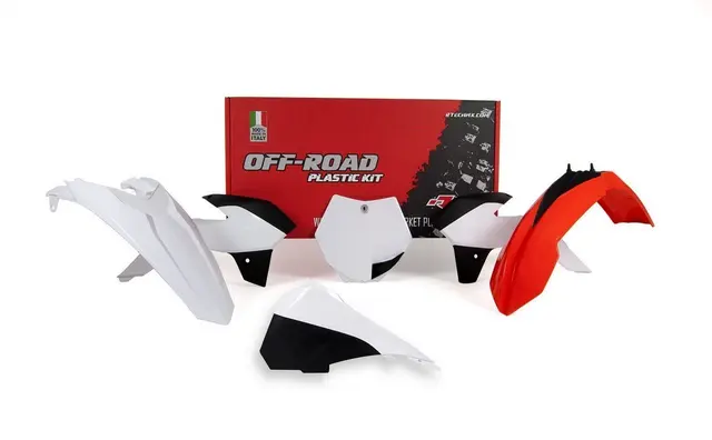 Rtech Plastkit KTM SX85 2013-17 Hvit/Svart/Orange 