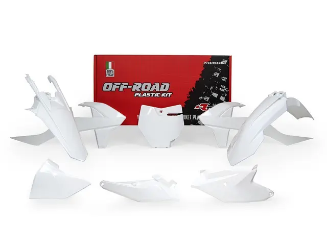 Rtech Plastkit Hvit KTM/GASGAS KTM SX85 2018->, GASGAS MC 85 2021-> 