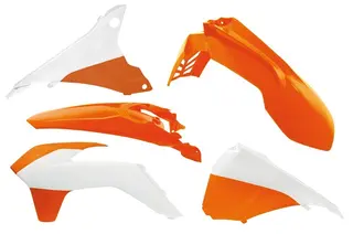 Rtech Plastkit KTM EXC 2014-16 Hvit/Orange