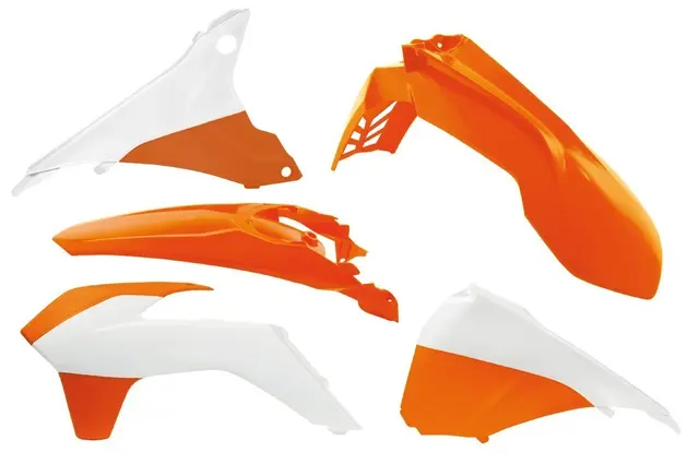 Rtech Plastkit KTM EXC 2014-16 Hvit/Orange 
