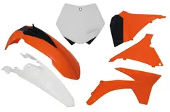 Rtech Plastkit KTM SX-F/SX 2011-12 Orange/Hvit