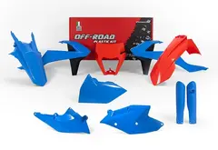 Rtech Plastkit Oransje/Bl&#229; KTM EXC250/300, EXC-F250/350/450/500 17-19