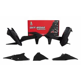 Rtech Plastkit KTM 450EXC-F/250EXC/350EX-F/150 EXC/300EXC - Sort 350EX-F/150 EXC/300EXC/500 EXC-F