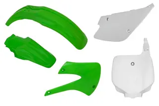 Rtech Plastkit Kawasaki KX85/KX80 Gr&#248;nn/Hvit