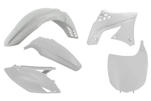 Rtech Plastkit Kawasaki KX250F 2009-12 Hvit 