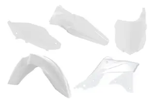 Rtech Plastkit Kawasaki KX250F 2013-16 Hvitt