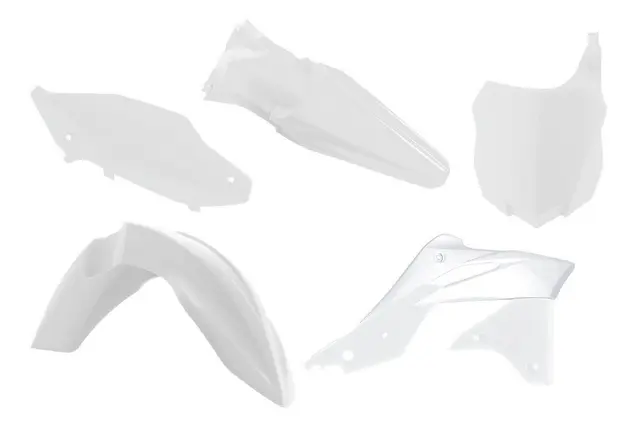Rtech Plastkit Kawasaki KX250F 2013-16 Hvitt 