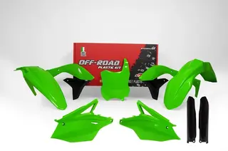 Rtech Plastkit Neon Gr&#248;nn Kawasaki KX250 19-20, KX250F 17-18