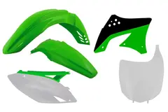 Rtech Plastkit Kawasaki KX450F 2009-11 Gr&#248;nn/Hvit