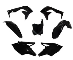 Rtech Plastkit Kawasaki KX450F 2016-17 Svart