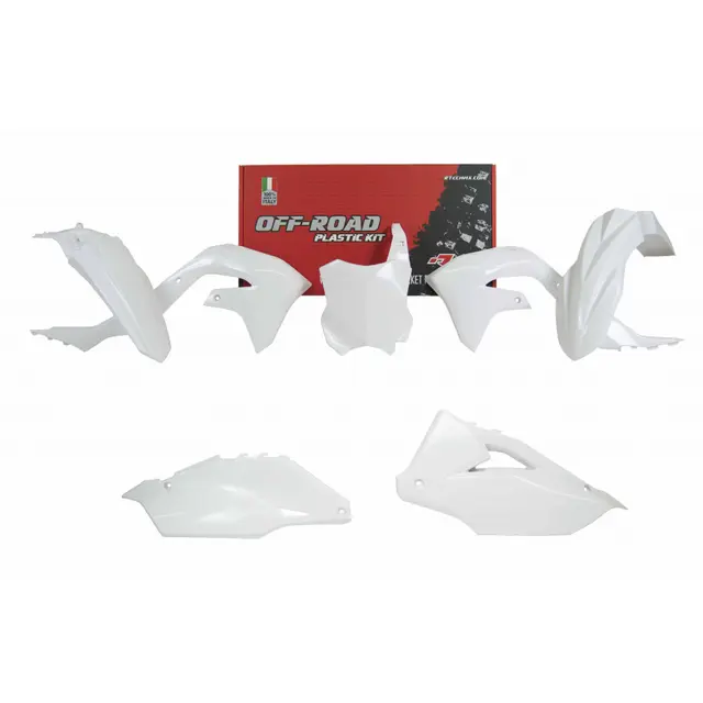 Rtech Plastkit Hvit Kawasaki KX450 2019->, KX250 2021-> 