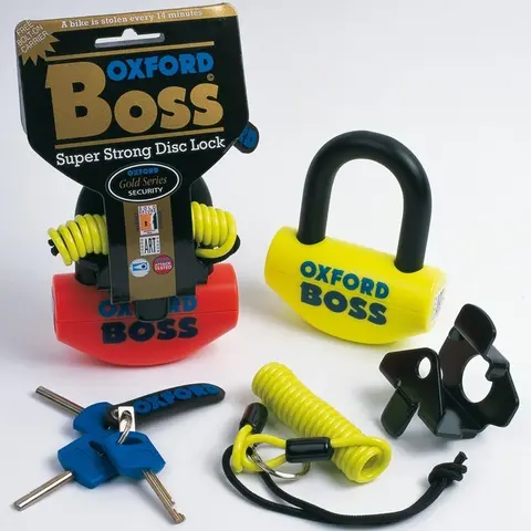 OXF Boss Bromsskivelås 12,7mm Gul