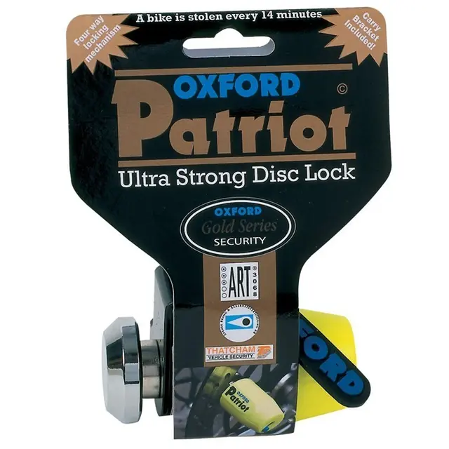 OXF Patriot Bromsskivelås 14mm 
