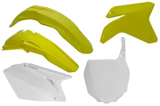 Rtech Plastkit Suzuki RM-Z450 2005-06 Gul/Hvit