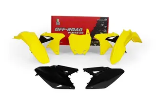 Rtech Plastkit Suzuki RM-Z450 2008-17 Gul/Svart