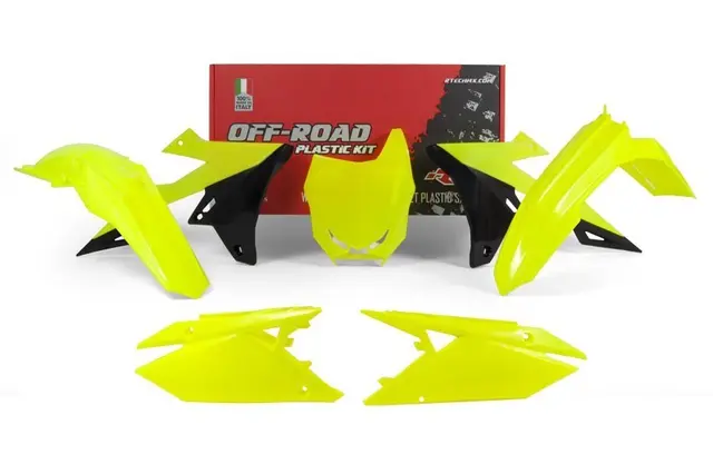 Rtech Plastkit Neon Gul Suzuki RM-Z250 19-, RM-Z450 18- 