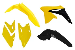 Rtech Plastkit Suzuki RMX450 2010-18 Gul/Svart