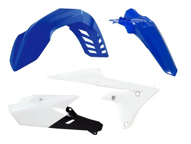 Rtech Plastkit Hvit/Blå Yamaha WR250F 15-19, WR450F 16-18 