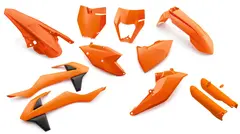 KTM Plastkit - Oransje KTM SX 125-450 16-18, EXC 250-500 17-19