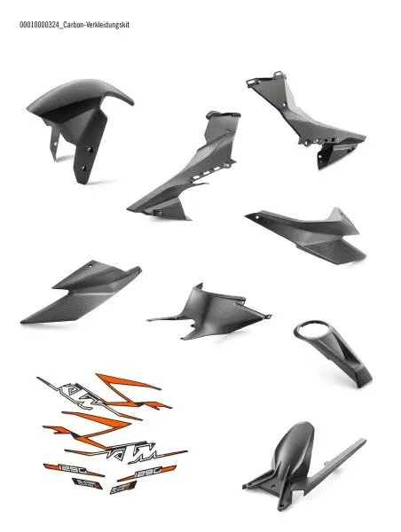 KTM Kåpesett Karbon KTM 1290 SuperDuke R 2020-> 