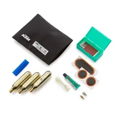 KTM Dekkreparasjonssett - Slange Lappesaker, 3x gasspatron