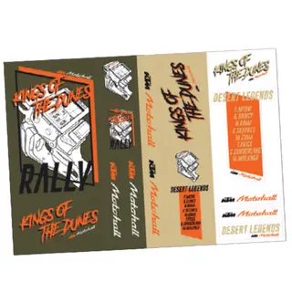 KTM Special Edition Desert Sticker Sheet