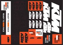 KTM Klistremerker
