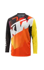 KTM Pounce Crosstr&#248;ye Herre 3XL Sort/Gul/Oransje