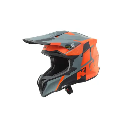 KTM Strycker Crosshjelm S/56 Oransje/Grå 