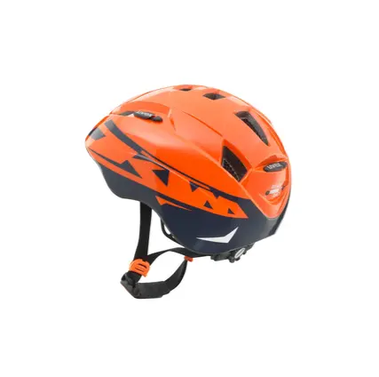 KTM Barnesykkelhjelm OneSize Oransje med sorte detaljer og logo 