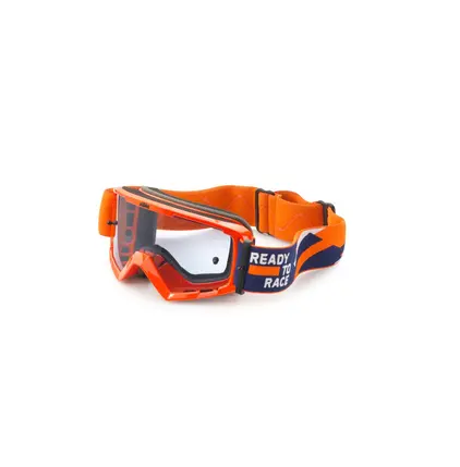 KTM Offroadbriller Barn Oransje ramme med klart glass 