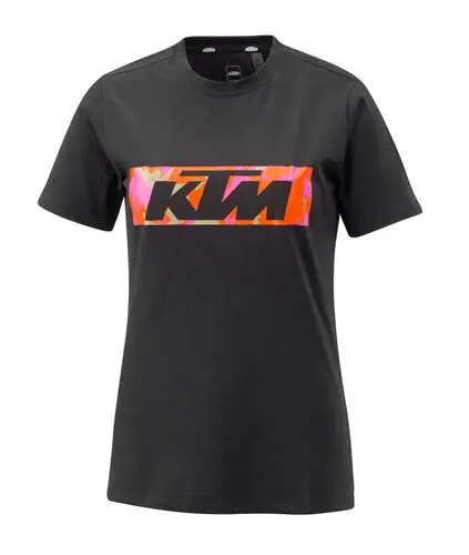 KTM T-Skjorte Svart M Dame 