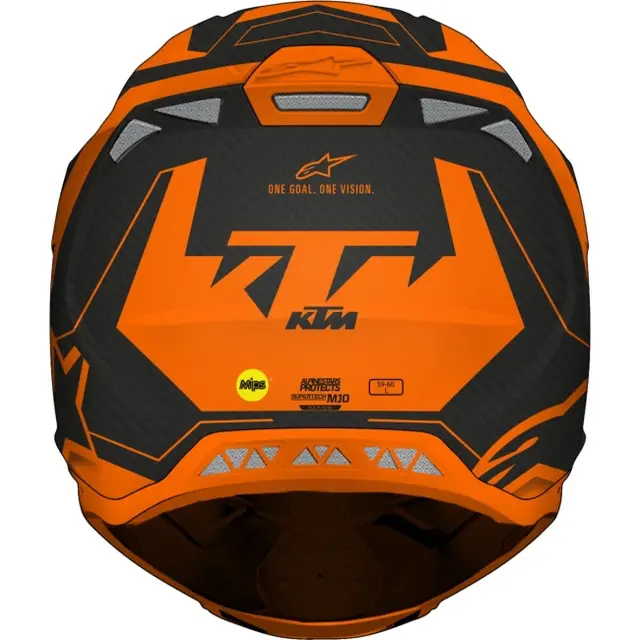 KTM S-M 10 Crosshjelm M/57-58 50% karbon / 50% KEVLAR® 