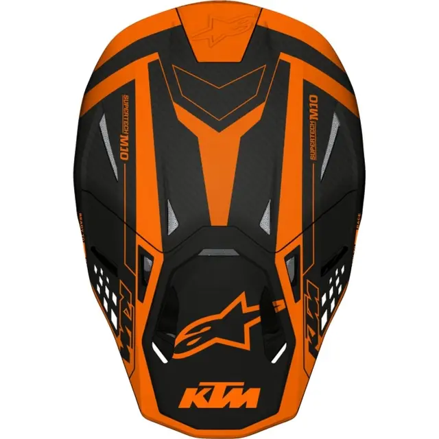 KTM S-M 10 Crosshjelm M/57-58 50% karbon / 50% KEVLAR® 