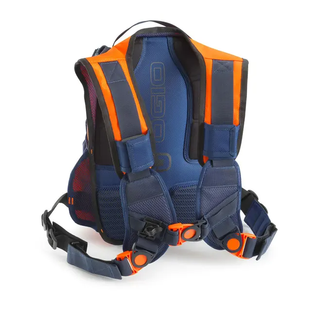 KTM Racing Team Baja Drikkesekk Mørkeblå/Oransje - Med drikkebeholder 