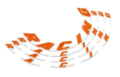 KTM Racing Rim Sticker Kit 17" KTM 1290 SuperDuke GT / R 2014-> 
