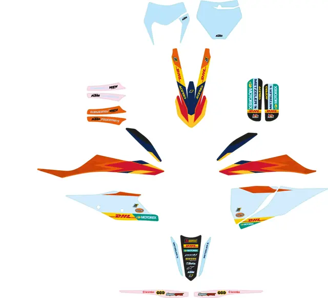 KTM Factory Dekalkit KTM SX 125-450 2019-> EXC 150-500 2020-> 