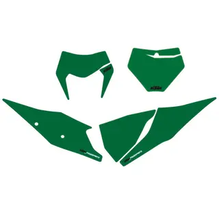 KTM Startnummer Bakgrunn - Gr&#248;nn KTM SX 125-450 2019-&gt; EXC 150-500 2020-&gt;