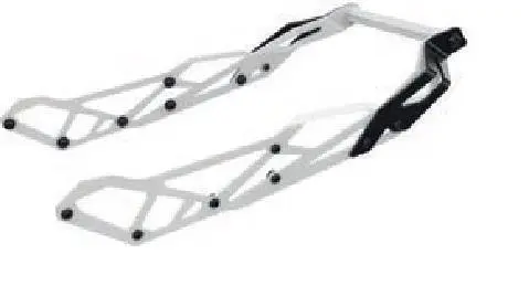 Adventure Støtfanger Bak- Hvit/Svart REV Gen4 137" 