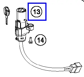 KTM Tenningsl&#229;s Duke 125/200/390