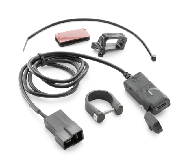 KTM USB-C Strømuttak Kit 